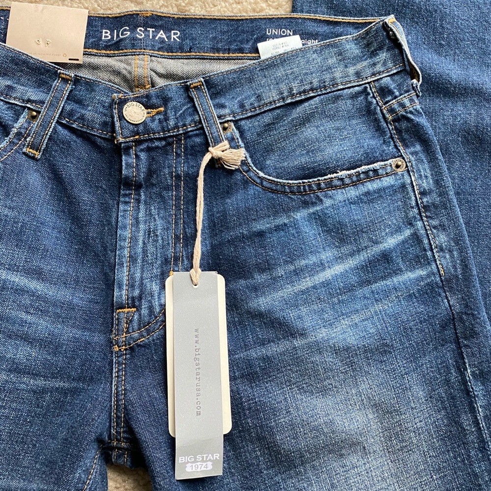 Big Star Union Regular Fit Straight Leg Jeans